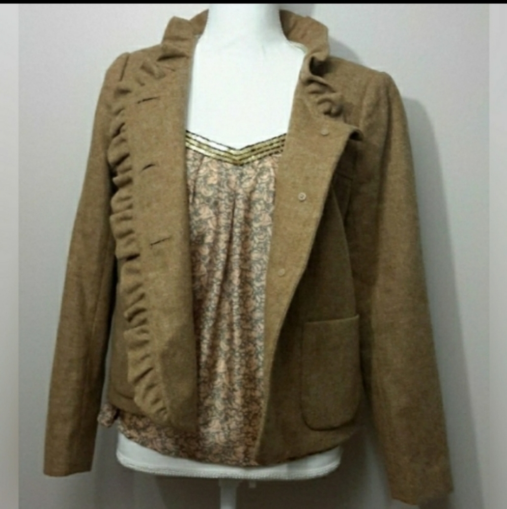 J. Crew 100 wool 3 button blazer
